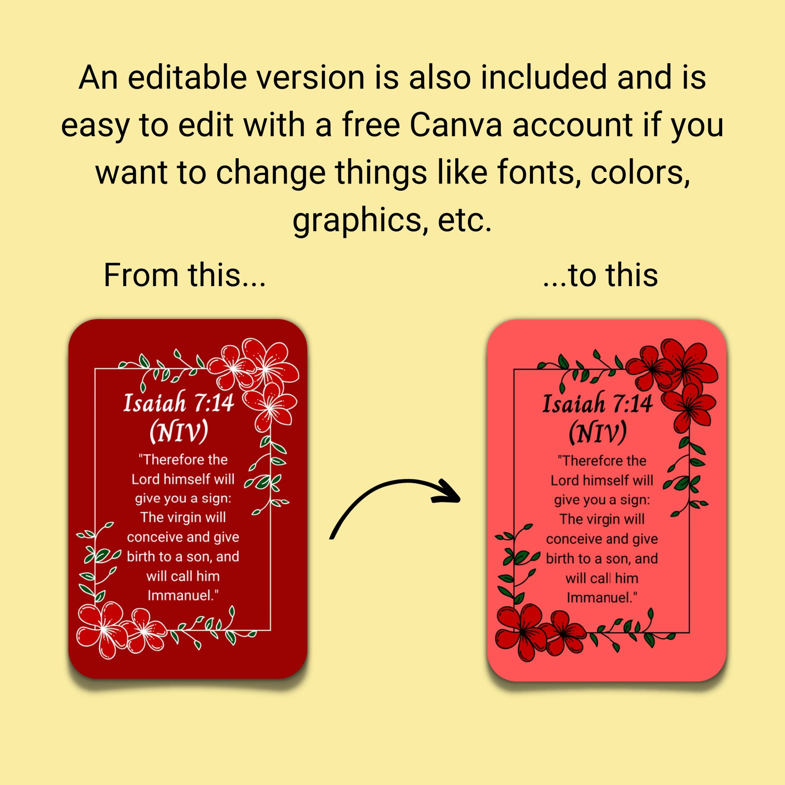 Printable Christmas Bible Verse Cards Bible Study Tools Memory Verse