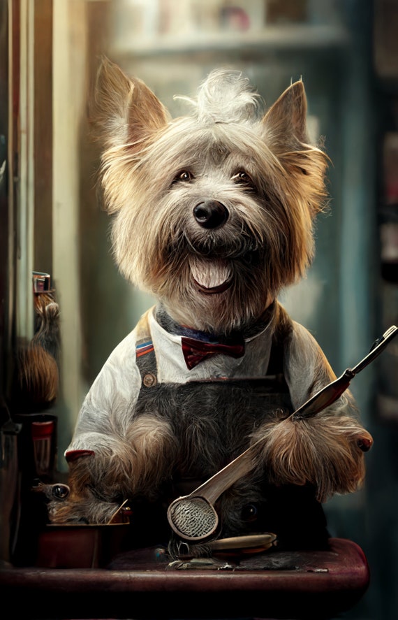 Barber Dog Etsy UK