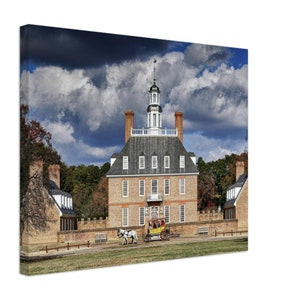 The Governor&#39;s Palace, located in Colonial Williamsburg near The Wythe House and The College of William and Mary