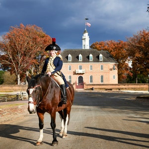 Digital Print - The Governor&#39;s Palace, located in Colonial Williamsburg near The Wythe House and The College of William and Mary