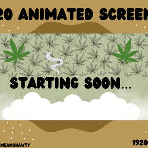 420 pantallas animadas de Twitch