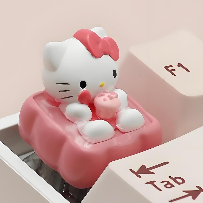 Hello Kitty Keypad Hello Kittys Keycap - Etsy