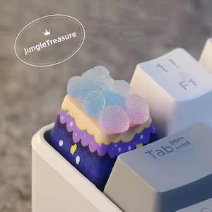 Bear Candy Keycap | Resin Handmade | For Mechanical Keyboard | Art Decoration