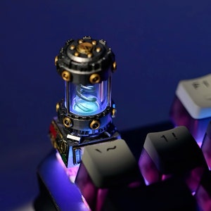 Resident Evil T-Virus Bottle Keycap | Resin Handmade | For Mechanical Keyboard | Art Decoration |