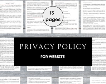 Privacy Policy For Website Privacy Policy For Digital Service Website Digital Products Privacy Policy CCPA Collecting Personal Data Legally