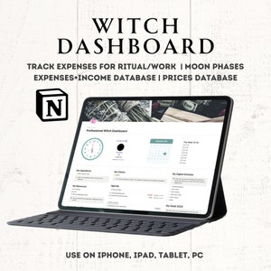 Ultimate Notion for Witches CRM for Professional Witch Inventory