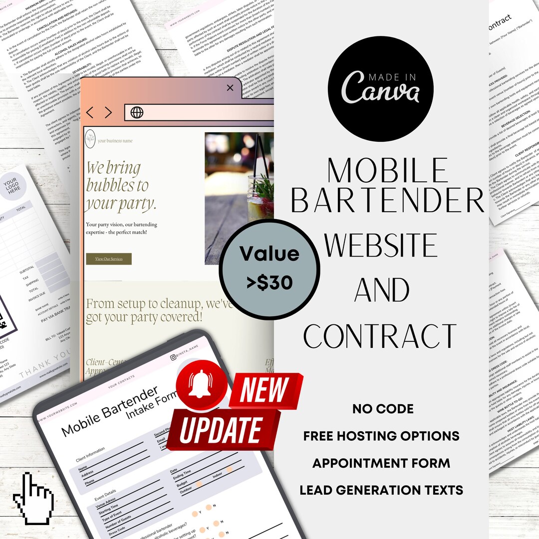 Mobile Bartending Contract Mobile Bartender Contract Mobile Bar