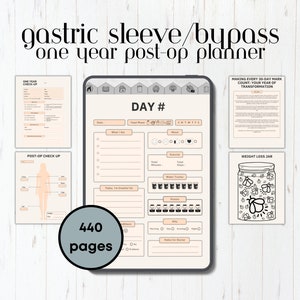 Bariatric Journal Gastric Bypass Gastric Sleeve Planner Bariatric Surgery Tracker Weight Loss VSG Bariatric Journal Gift Weight Loss Journal