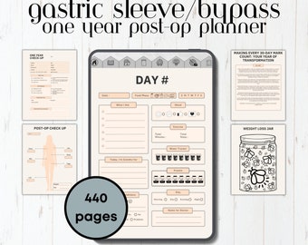 Bariatric Journal Gastric Bypass Gastric Sleeve Planner Bariatric Surgery Tracker Weight Loss VSG Bariatric Journal Gift Weight Loss Journal