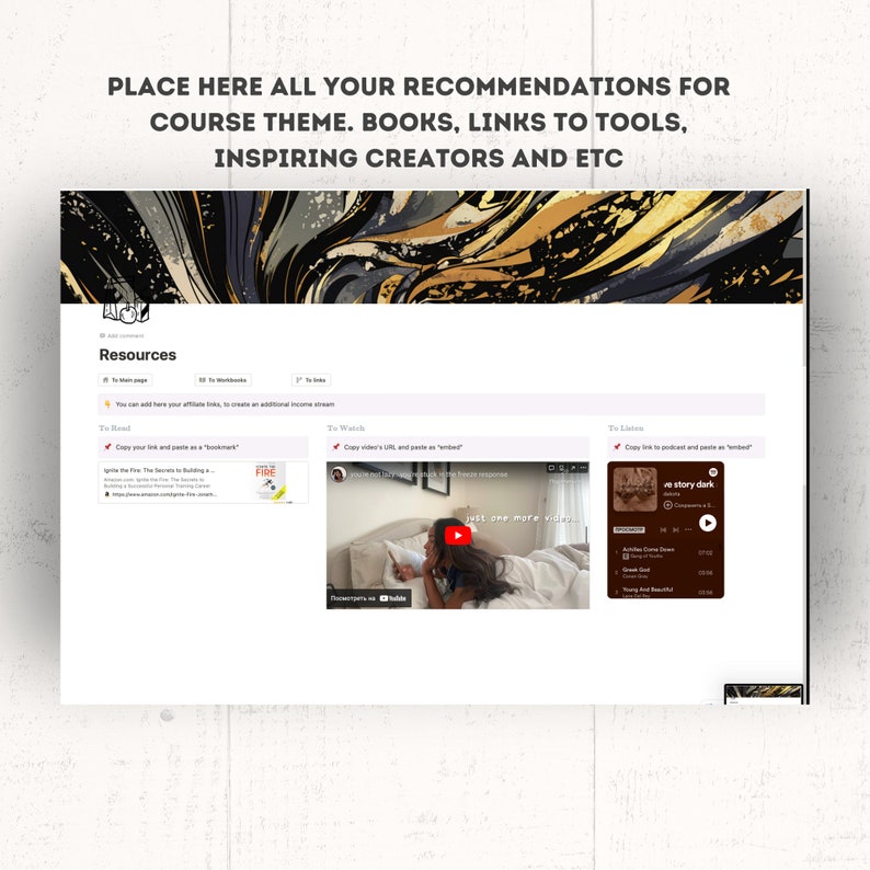 Course Creator Notion Template Course Host Digital Course Creation and Hosting Notion for Course Creators Online Course Hub Course Platform