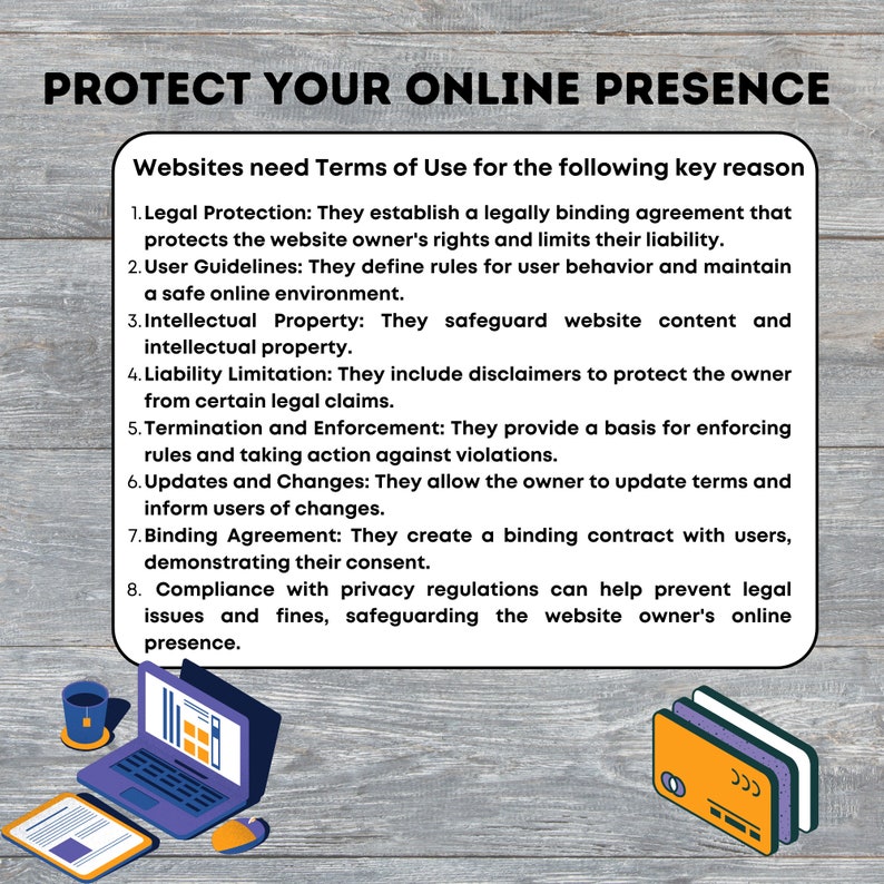 Terms of Use for Website Terms and Conditions Template for Website With ...