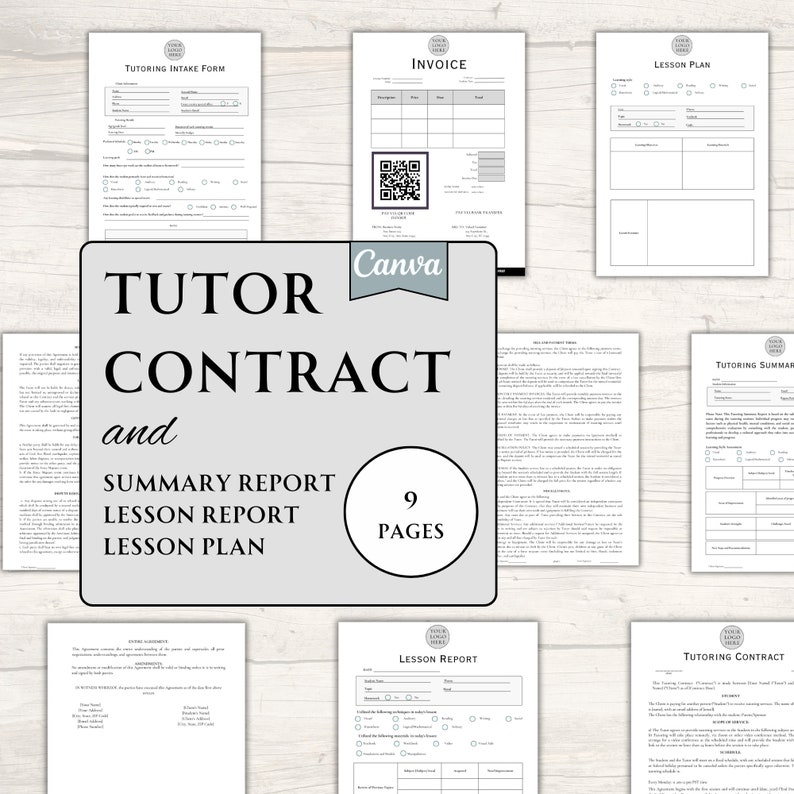 Tutoring Contract 2024 Student Intake Form Tutoring Agreement Online