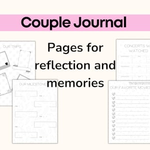 Couple Journal Couple Planner Polyamory Journal  Gender-neutral Instant Planner Queer Gift For Them They Download PDF US Letter polyamorous couple gay lesbian polygamy journal