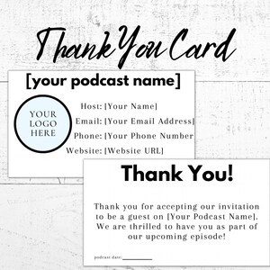Podcast Agreement Podcast Guest Release Form Podcast Branding Template Producer Podcast Form Guest Waiver Podcast Consent Form Template
