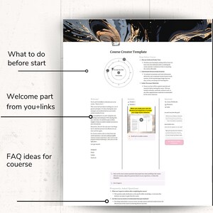 Course Creator Notion Template Course Host Digital Course Creation and Hosting Notion for Course Creators Online Course Hub Course Platform