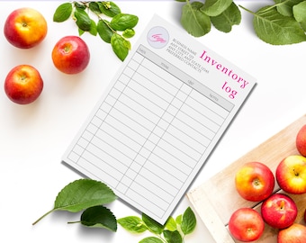 Editable Inventory Management Form Farm Inventory Tracker Product Inventory Editable Inventory Tracker Product Inventory Template Canva