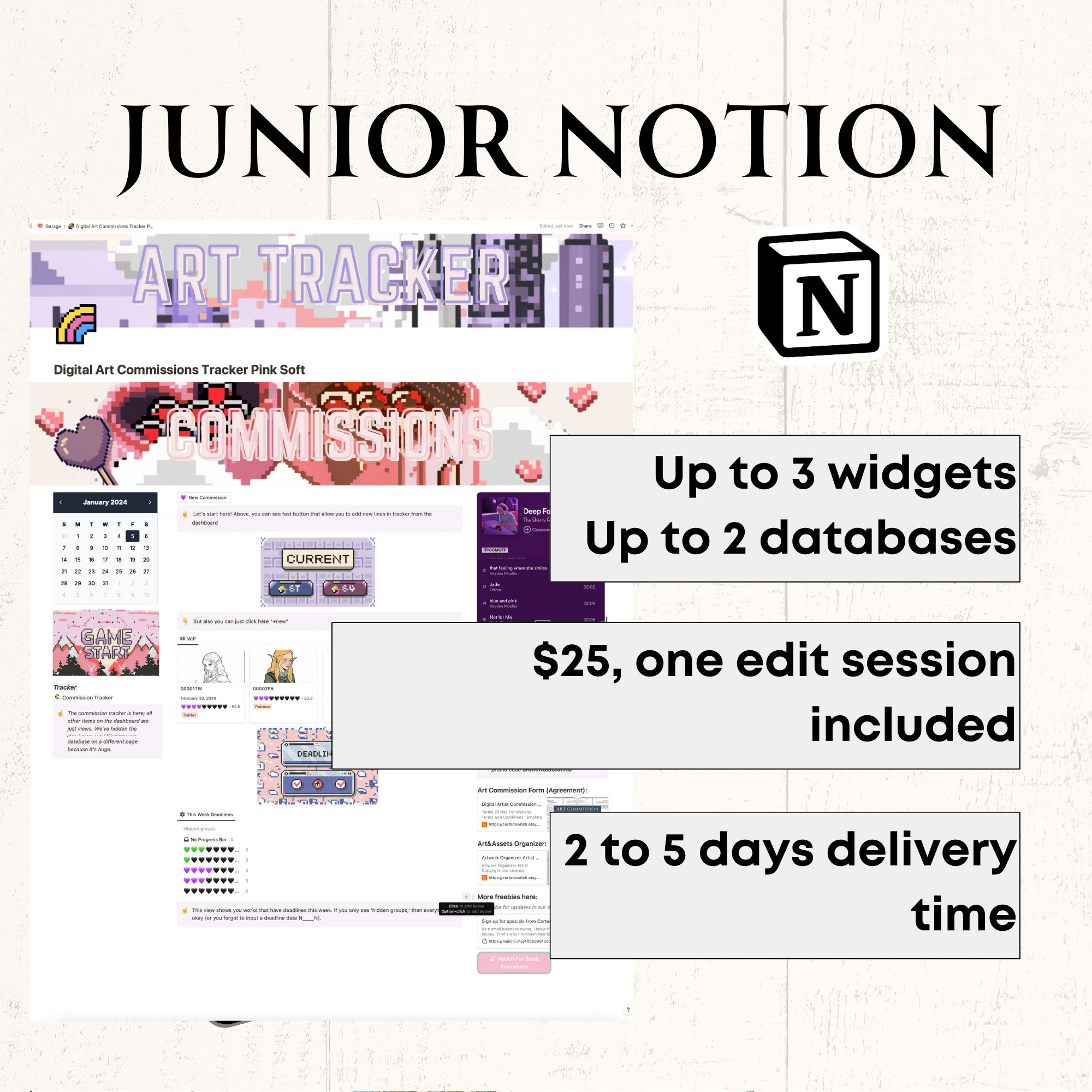 Custom Notion Create Notion Template by Your Order Customizable Notion Template as a Gift Add on Custom Notion Create Notion Template by Your Order Customizable Notion Template as a Gift Add on