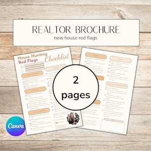 May include: A two-page checklist for house hunting with red flags to look out for. The checklist is divided into sections for structural conditions, electrical, windows and doors, plumbing, appliances, exterior, and homeowner association (HOA) fees. The checklist is designed to help buyers avoid potential problems with their new home.