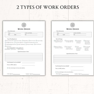 Car Detailing Premium Forms Vehicle Detailing Pricing Form Auto Detailing Business Work Order Template Professional Car Wash Forms Car Care