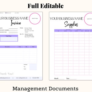 Lash tech document bundle management forms as invoice form, inventory log form,. Beauty Salon manager and management forms for invoices and log supplies and consumables