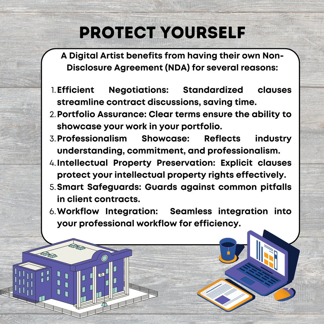 Nda Protection Digital Artist NDA Template NDA for Artist Non-disclosure Agreement ...