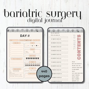 Ultimate Bariatric Surgery Planner Gastric Sleeve Post-Op Journal RNY Gastric Bypass Journal Vsg Weight Goals Weight Loss Surgery Journal