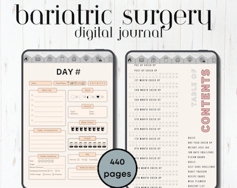 Ultieme Bariatrische Chirurgie Planner Maag Sleeve Post-Op Journal RNY Gastric Bypass Journal Vsg Gewichtsdoelen Gewichtsverlies Chirurgie Journal