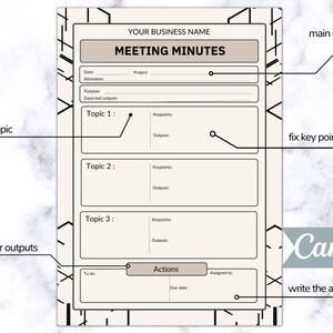 Minutes template, Simple meeting notes, agenda template, agenda template word, business agenda, business meeting, formal meeting docs, meeting agenda, meeting minutes, meeting notes, meeting notes word, meeting  Meeting Notes Template US Letter Printable Agenda Digital Download for Project Planning Business Meetings Team Organization Girly Aestheticplanner, project meeting