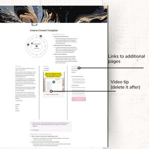 Course Creator Notion Template Course Host Digital Course Creation and Hosting Notion for Course Creators Online Course Hub Course Platform