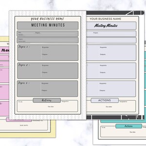 Meeting Minutes US Letter Printable Meeting Notes Template Digital Meeting Notes Business Meeting Agenda Printable Project Meeting Notes Meeting Notes Template US Letter Printable Agenda Digital Download for Project Planning Business Meetings Team Organization Girly Aesthetic