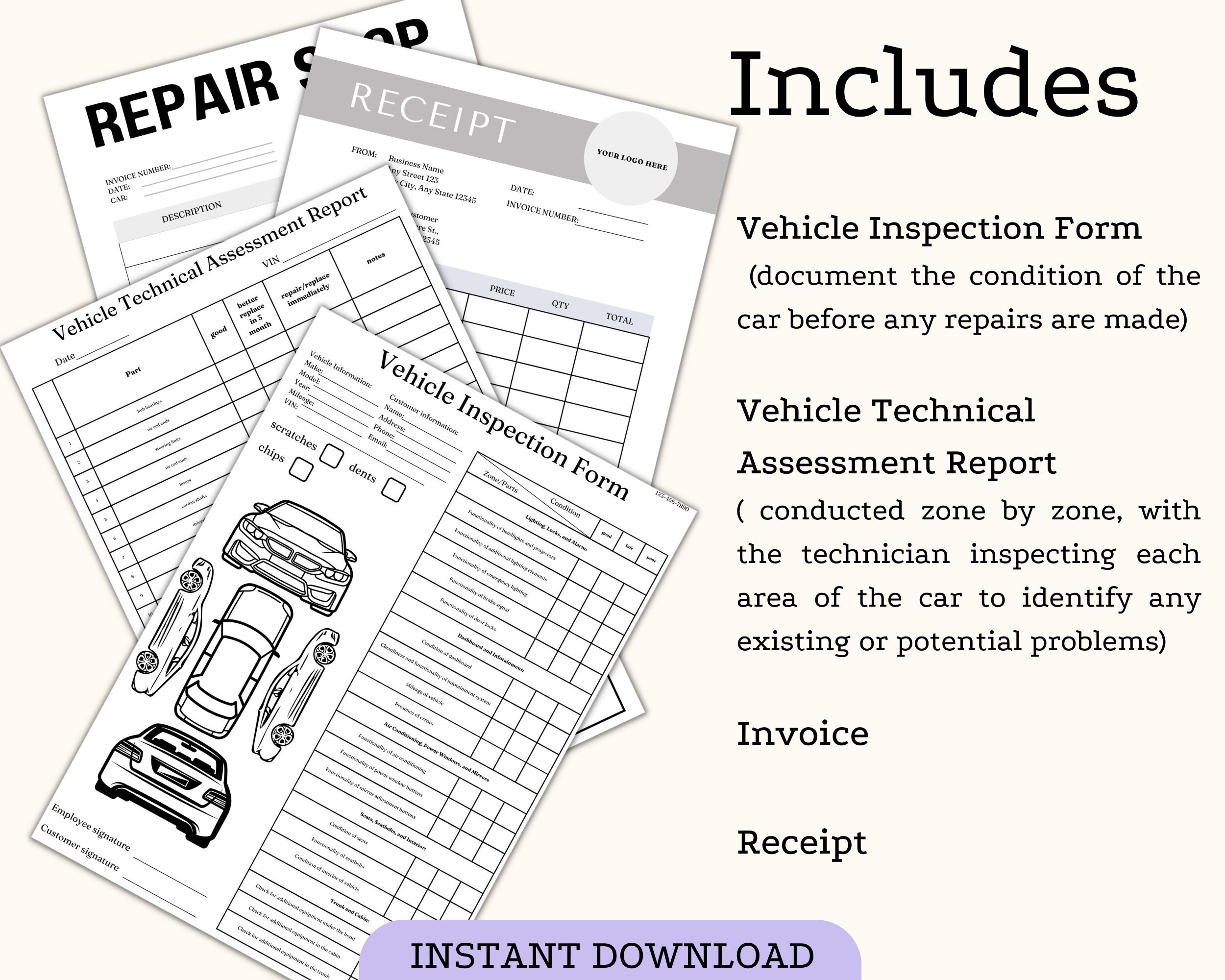 Vehicle Inspection Form Ah Studio Blog vrogue.co