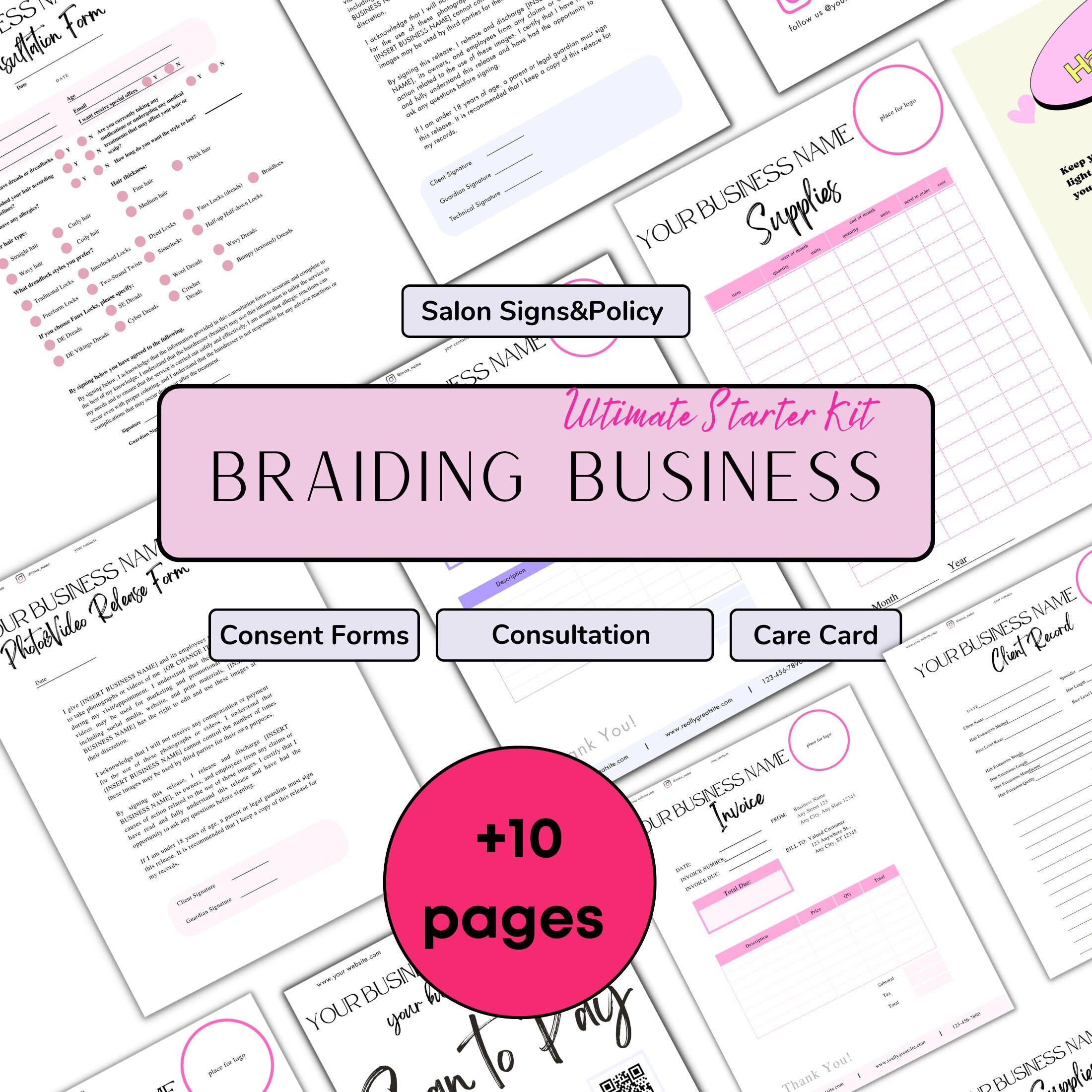 Braids Hair Salon Policies Salon Cancellation Policy Hair Client Intake