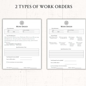 Mobile Detailing Service 9 Pages Auto Detailing Intake Form Vehicle Deep Cleaning Forms Auto Detailing Forms Work Order Form Price List