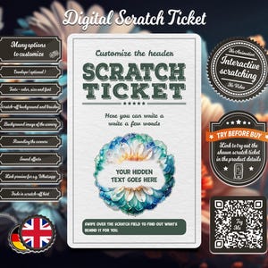 Gratta e vinci digitale personalizzabile - Ecards gratta e vinci - Gratta e vinci online personalizzabile