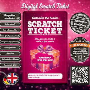 Gratta e vinci digitale personalizzabile - Ecards gratta e vinci - Gratta e vinci online personalizzabile
