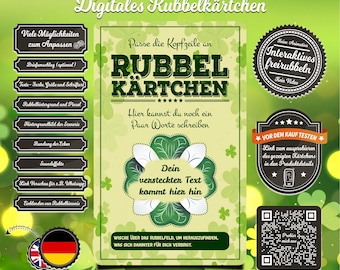 Digital Scratch Card Personalizable - Ecard Scratch Card - Individual Online Scratch Card