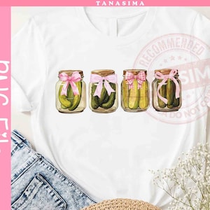 Coquette cornichon PNG, noeuds roses Png, Pickle Lover Png, esthétique PNG, Pickle Jar Png, Soft Girl Png, Girly Png, Téléchargement immédiat