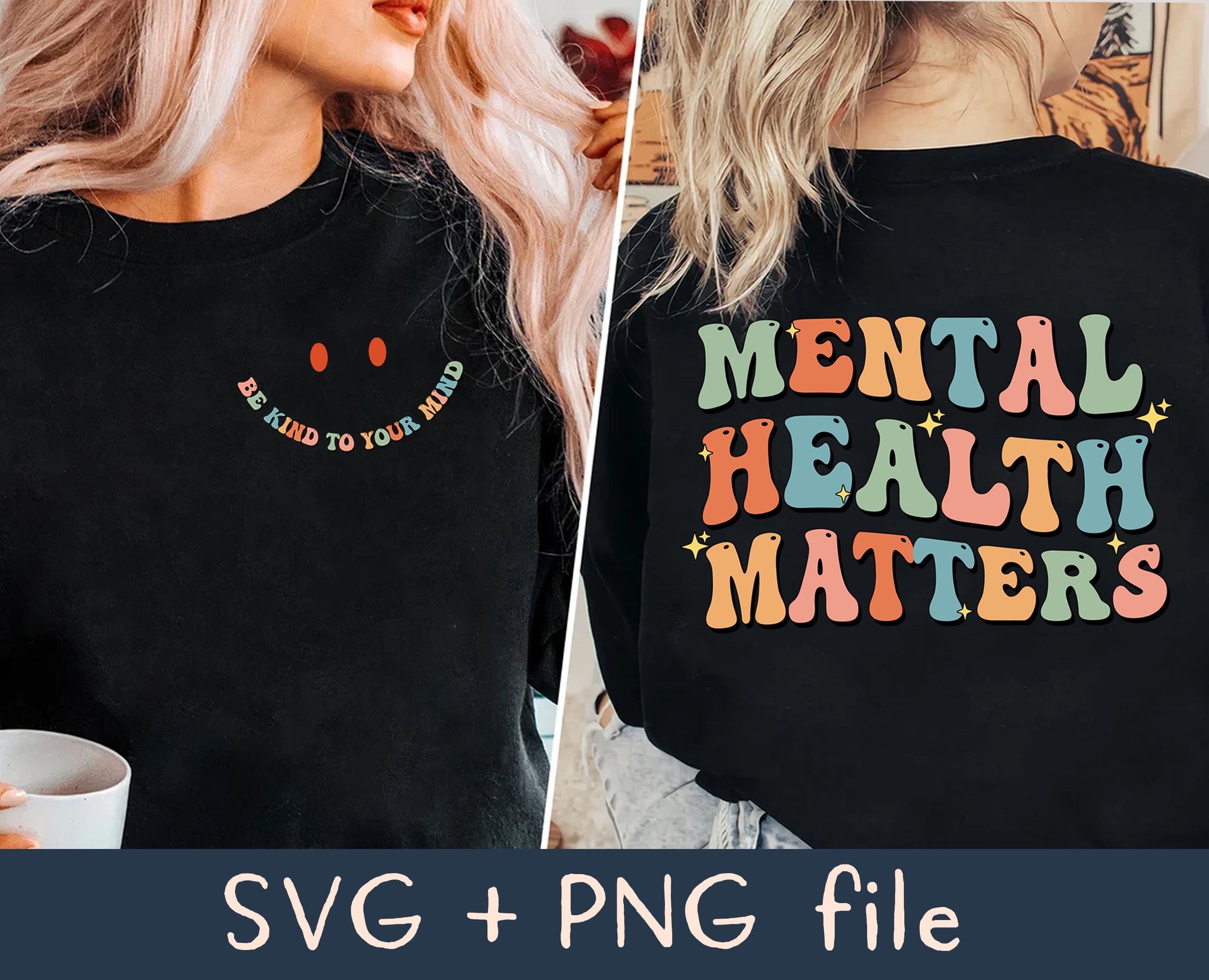 Mental Health Matters SVG PNG File You Matter Svg Mental - Etsy