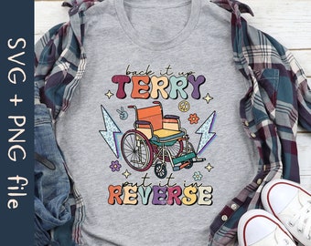 Back It Up Terry Put It In Reverse SVG PNG File, Funny 4th Of July Shirt Svg, Patriotic Svg, Fourth Of July Svg, Instant Download