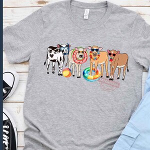 Funny Summer Cows PNG, Hello Summer Png, Cow Lover Png, Summer Vibes Png, Beach Vibes Png, Vacation Png, Animal Lover Png, Instant Download