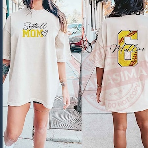 Personalized Softball Mom PNG, Faux Glitter Png, Gameday Softball Png, Softball Mama Png, Softball Season Png, Digital Download