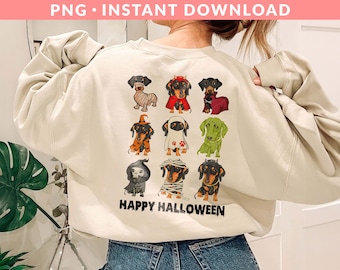 Dachshund Ghost Dog PNG, Spooky Dog Png, Halloween Dog Png, Cute Dog Png, Dog Lover Png, Spooky Vibes Png, Drukowanie Sublimacyjne