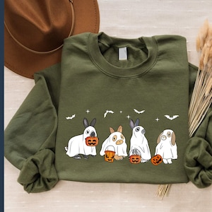Ghost Rabbits PNG, Halloween Rabbit Png, Funny Rabbit Png, Fall Png, Rabbit Lover Png, Spooky Png, Ghost Animal Png, Instant Download