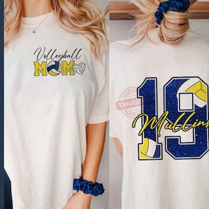Personalized Volleyball Mom PNG, Faux Glitter Png, Volleyball Player Png, Volleyball Lover Png, Gameday Season Png, Digital Download