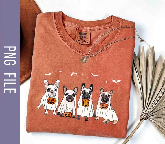 Personalized Frenchie Ghost Dog PNG, Frenchie Dog Mom Png, Frenchie Lover Png, Pumpkin Dog Png, Dog Lover Png, Instant Download