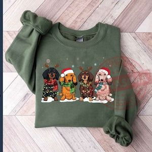 Dachshund Christmas PNG, Christmas Dog Png, Dachshund Png, Dachshund Mom Png, Dog Lover Png, Dachshund Lover Png, Instant Download
