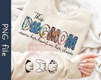 Personalized Dog Mom PNG, Custom Dog Ears Png, Dog Mama Png, Dog Lover Png, Dog Mom Png, Digital Download