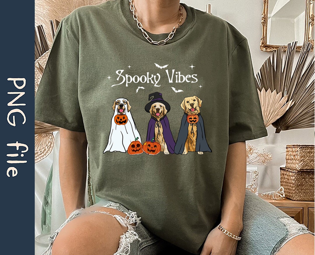 Golden Retriever Ghost Dogs PNG, Halloween Dog Png, Golden Retriever ...