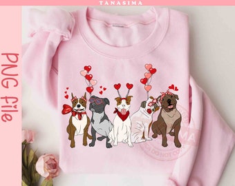 Perro de San Valentín PNG, Pitbull Valentine Png, Amor Png, Pitbull Mamá Png, Día de San Valentín Png, Perro Mamá Png, Pitbull Amante Png, Descarga Instantánea