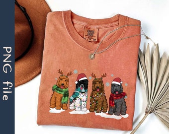 Goldendoodle Weihnachten PNG, Weihnachten Hund Png, Goldendoodle Png, Goldendoodle Mama Png, Hundeliebhaber Png, Urlaub Png, Instant Download